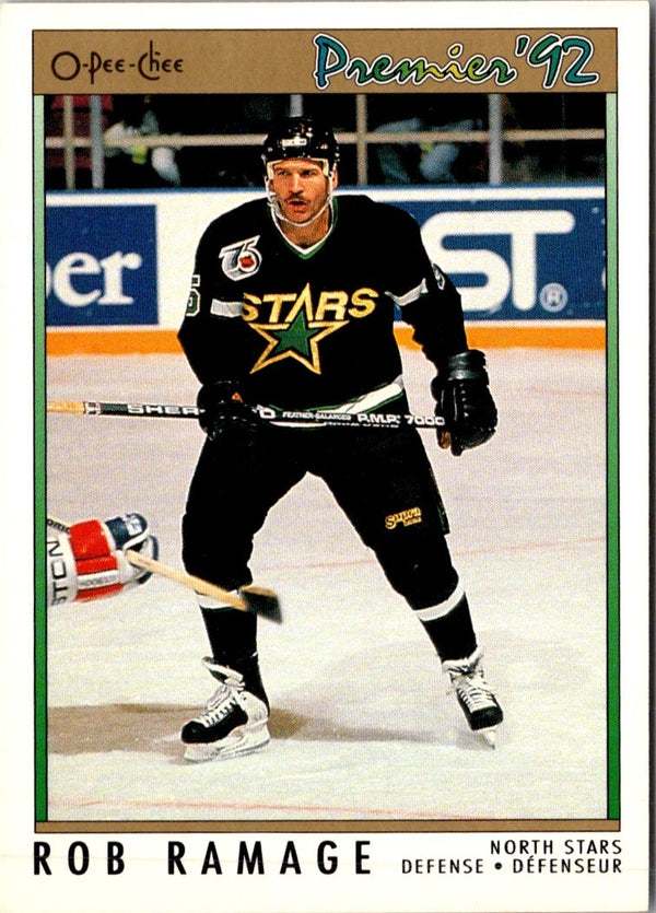 1991 O-Pee-Chee Premier Rob Ramage #76