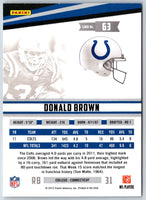 2012 Panini Rookies & Stars Donald Brown #63