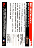 2006 Topps Houston Astros #606