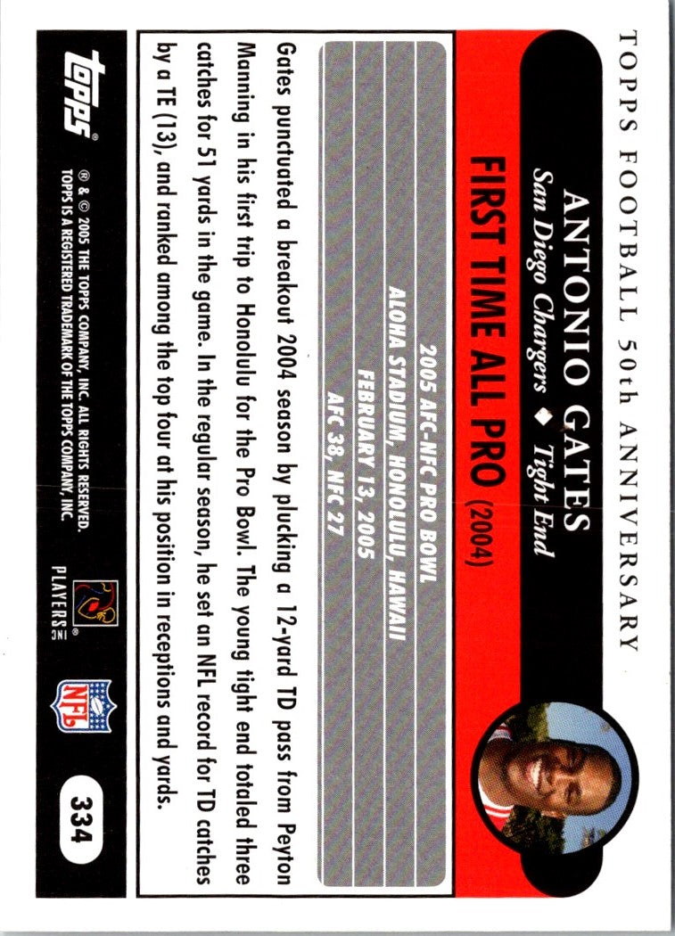 2005 Topps 1st Edition Antonio Gates