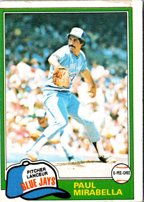 1981 O-Pee-Chee Paul Mirabella #11
