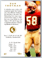 1993 Classic Dan Footman #61