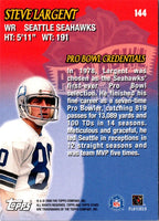 2000 Topps Stars Steve Largent #144