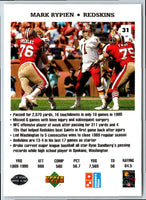 1991 Domino's The Quarterbacks Mark Rypien #31