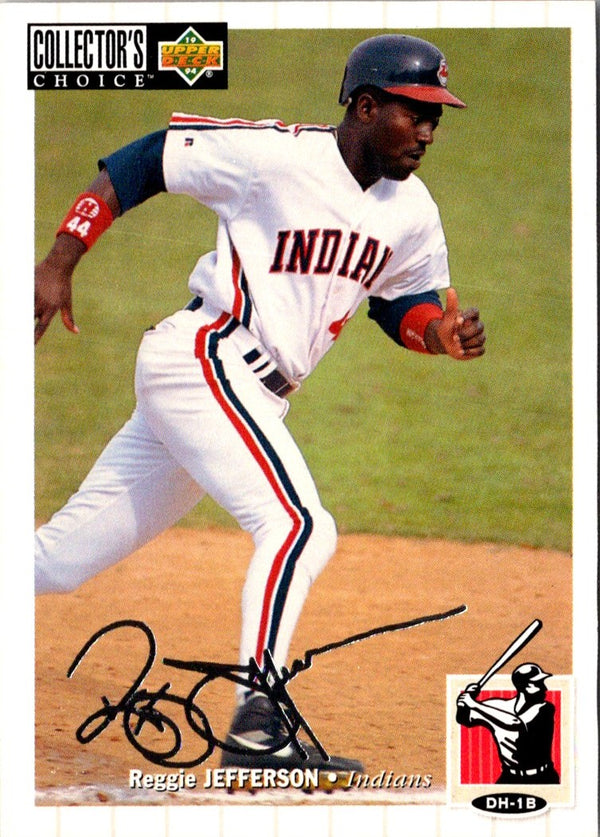 1994 Collector's Choice Silver Signature Reggie Jefferson #149