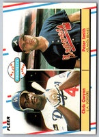 1988 Fleer Chris Gwynn/Peter Smith #647 Rookie