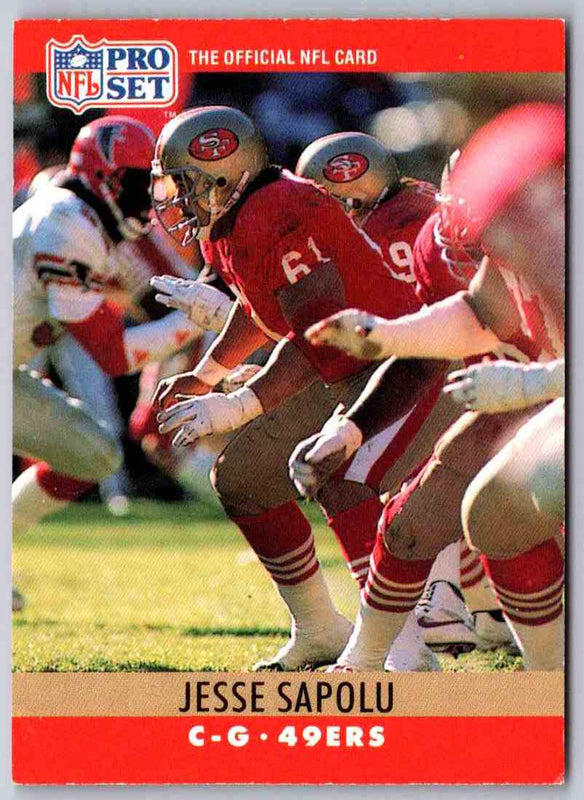 1990 Proset Jesse Sapolu #296