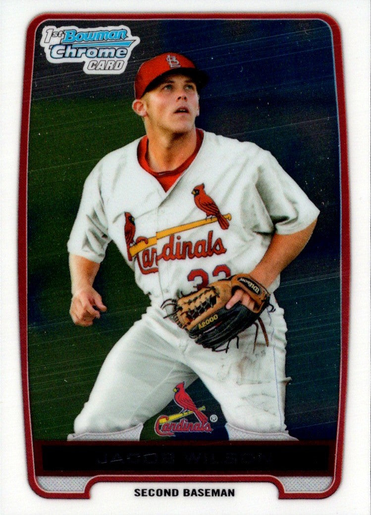 2012 Bowman Draft Picks & Prospects Chrome Jacob Wilson