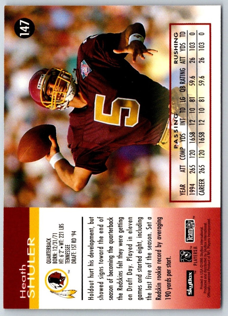 1995 SkyBox Impact Heath Shuler