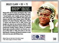 1991 Proset World League Bruce Clark #33