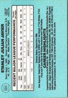 1986 Donruss Stan Javier #584 Rookie