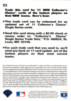 1995 Collector's Choice Update Trade Cards Larry Walker #TC1