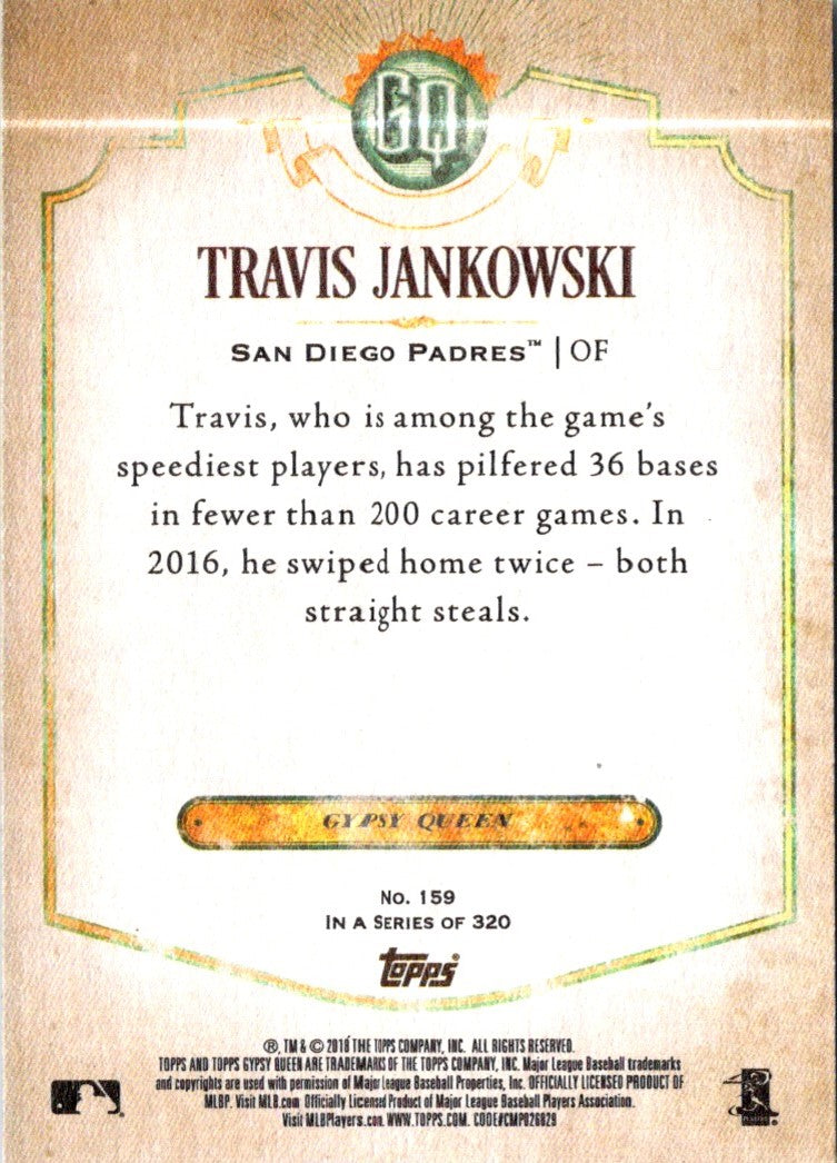 2018 Topps Gypsy Queen Travis Jankowski