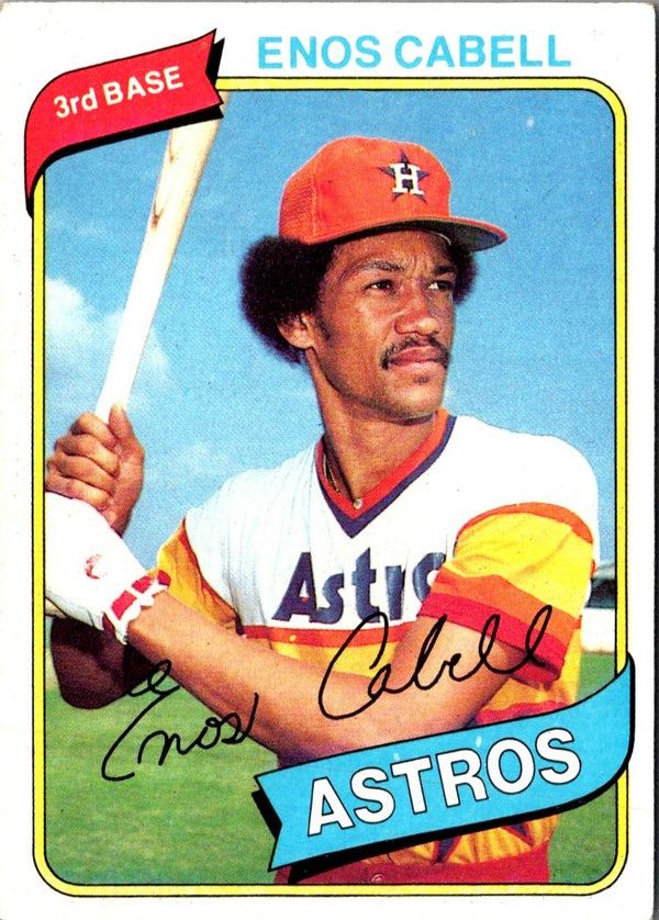 1980 Topps Enos Cabell #385