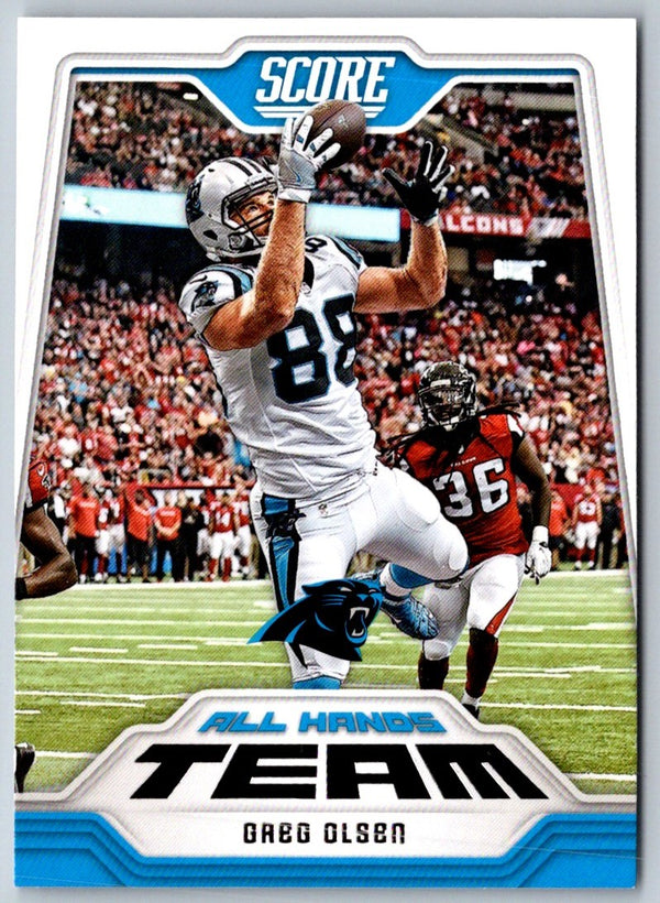 2018 Panini Majestic Material Autographs Greg Olsen #12