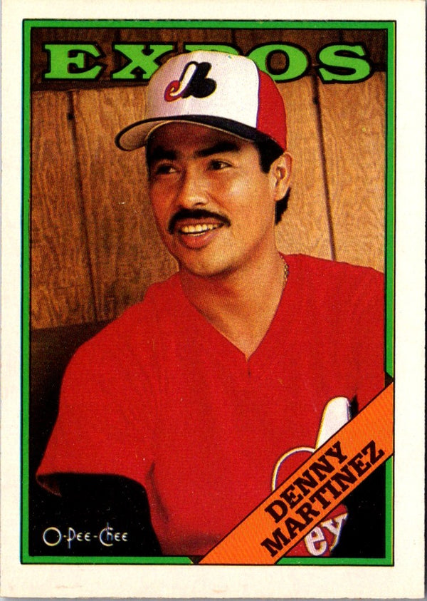 1988 O-Pee-Chee Denny Martinez #76