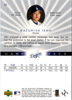 2003 Upper Deck Game Face Kazuhisa Ishii #57