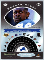 1997 Pinnacle Certified NFL Herman Moore #74