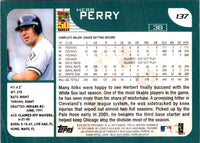 2001 Topps Herb Perry #137