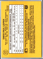 1987 Donruss Dave Leiper #472 Rookie