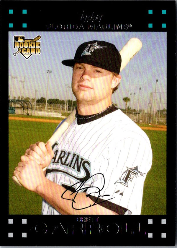 2007 Topps Updates & Highlights Brett Carroll #UH191 Rookie