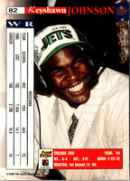 1996 Pro Line II Intense Keyshawn Johnson #82 Rookie