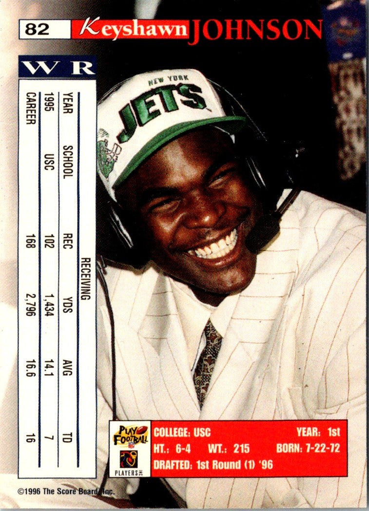 1996 Pro Line II Intense Keyshawn Johnson