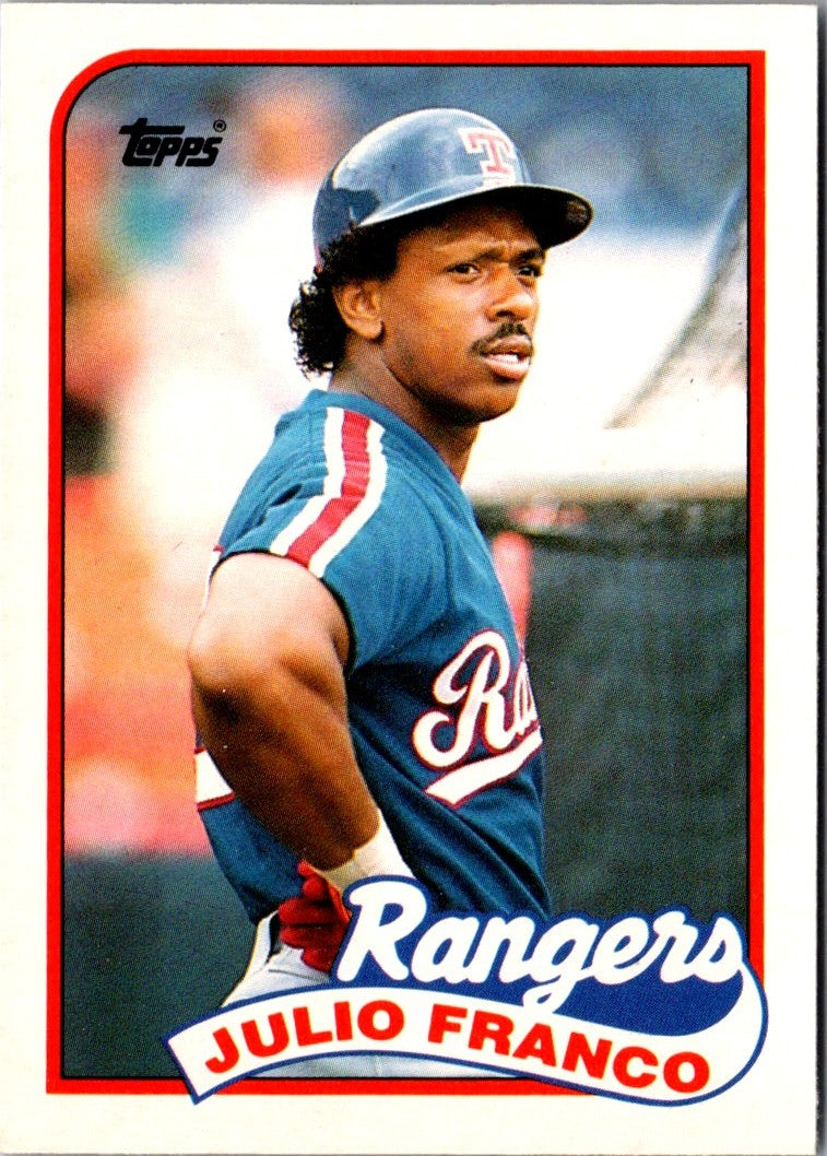 1989 Topps Traded Julio Franco