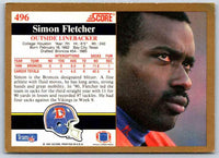 1991 Score Simon Fletcher #496