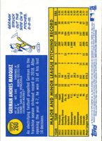 2019 Topps Heritage German Marquez #260
