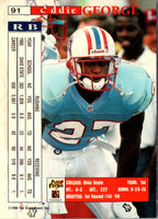 1996 Pro Line II Intense Eddie George #91 Rookie