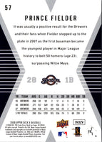 2008 Upper Deck Prince Fielder #57