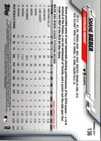 2020 Topps Fire Shane Bieber #136