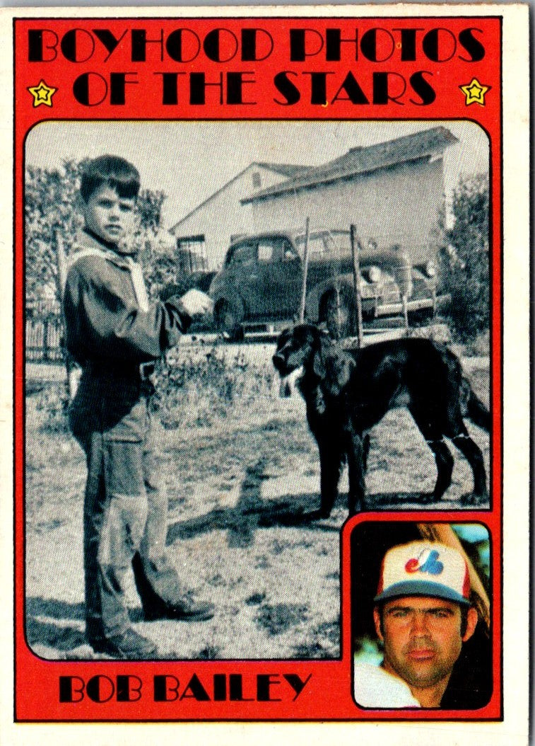 1972 Topps Bob Bailey