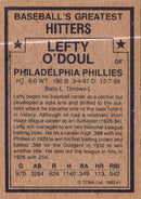 1982 TCMA Baseball's Greatest Hitters Lefty O'Doul