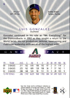 2003 Upper Deck Game Face Luis Gonzalez #6