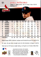 2008 Upper Deck First Edition Joel Pineiro #51