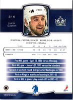 2002 Be a Player First Edition Jason Allison #216