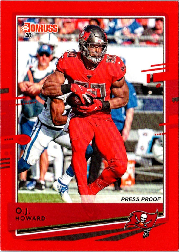 2020 Donruss Press Proof Yellow O.J. Howard #234