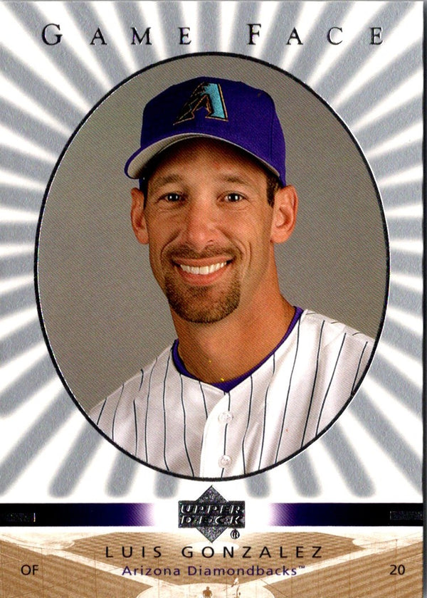 2003 Upper Deck Game Face Luis Gonzalez #6