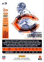 2016 Panini Playoff Jeremy Langford #34