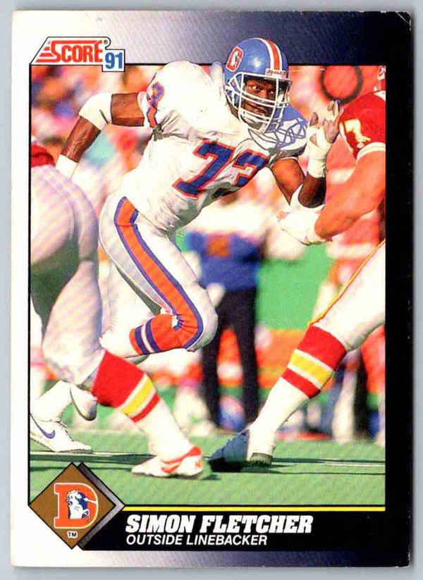 1991 Score Simon Fletcher #496