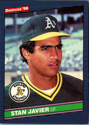 1986 Donruss Stan Javier #584 Rookie