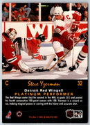 1991 Pro Set Platinum Steve Yzerman