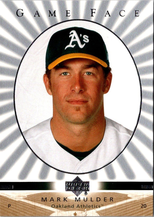 2003 Upper Deck Game Face Mark Mulder #84