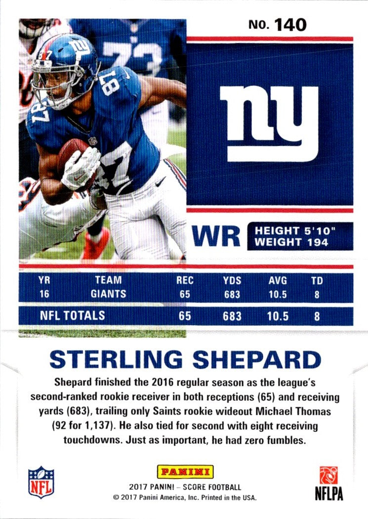 2017 Score Sterling Shepard