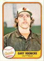 1981 Fleer Gary Roenicke #187