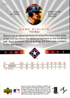 2003 Upper Deck Game Face Hank Blalock #111
