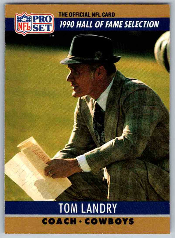 1990 Pro Set Tom Landry #28