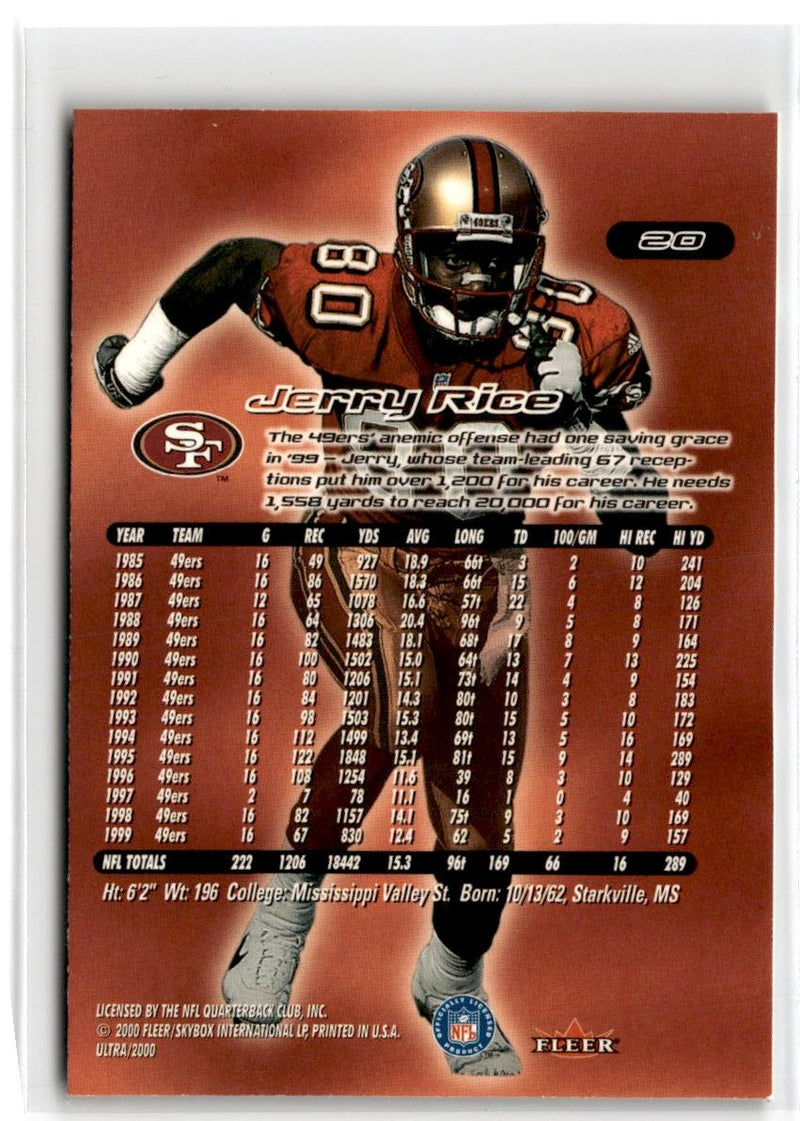 2000 Ultra Gold Medallion Jerry Rice